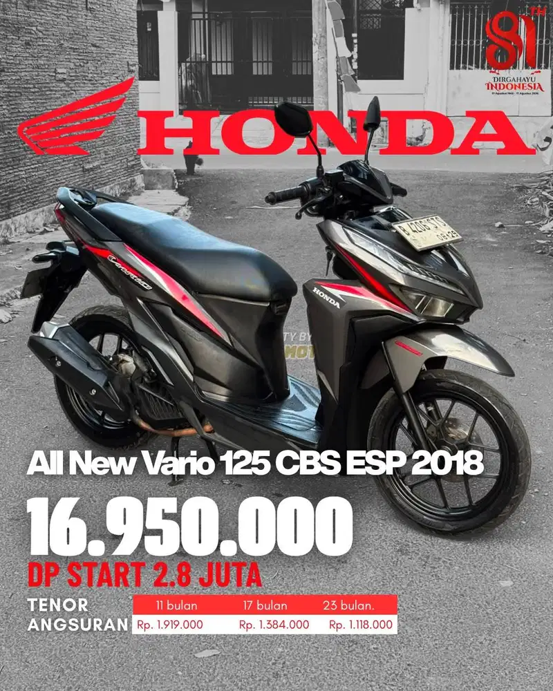 HONDA ALL NEW VARIO 125 CBS ISS ESP 2018