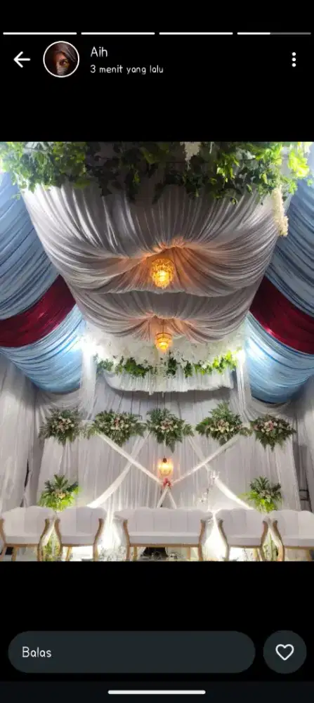 Tenda untuk event wedding/event