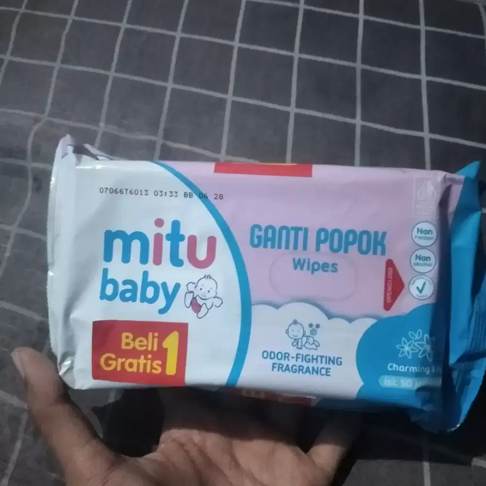 Mitu baby wipes ganti popok charming lily