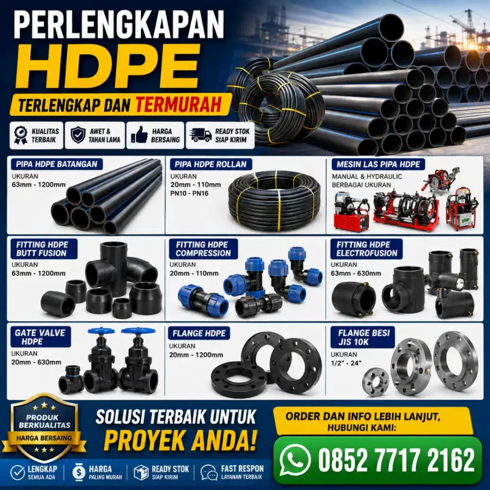 Mesin Pemanas Pipa HDPE Murah