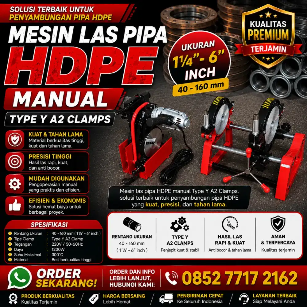 Mesin Las Pipa HDPE 160 A2