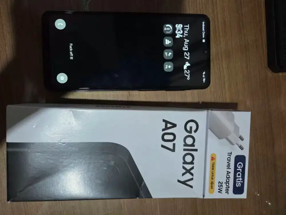 Samsung galaxy a07, black