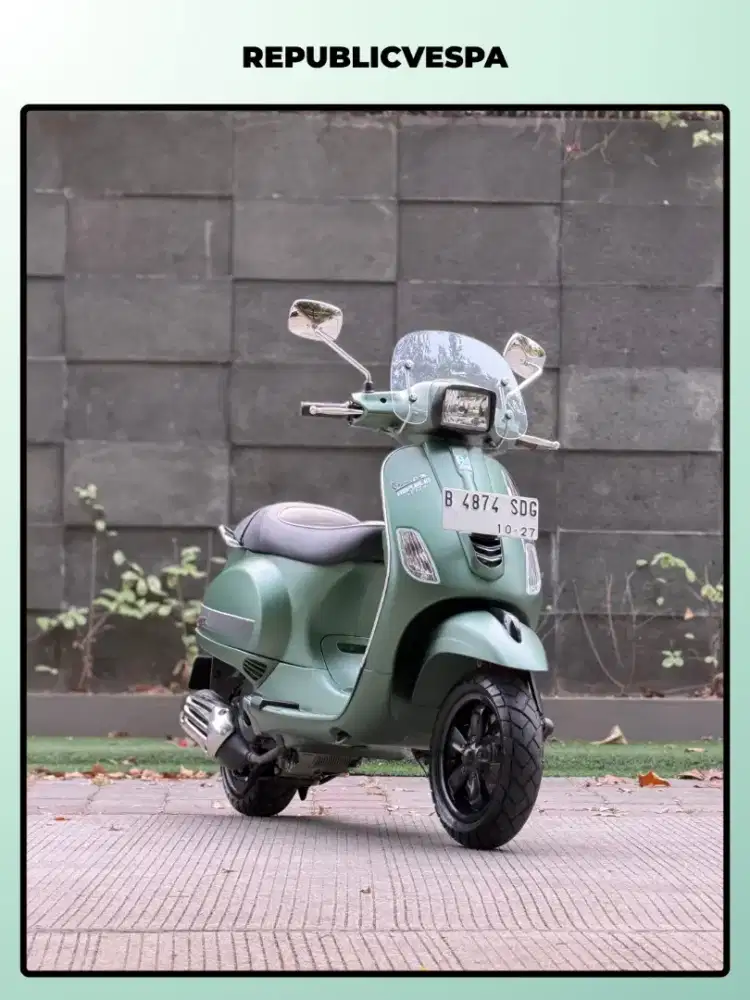 DIJUAL PIAGGIO VESPA S 125 IGET TAHUN 2017 LIKE NEW!