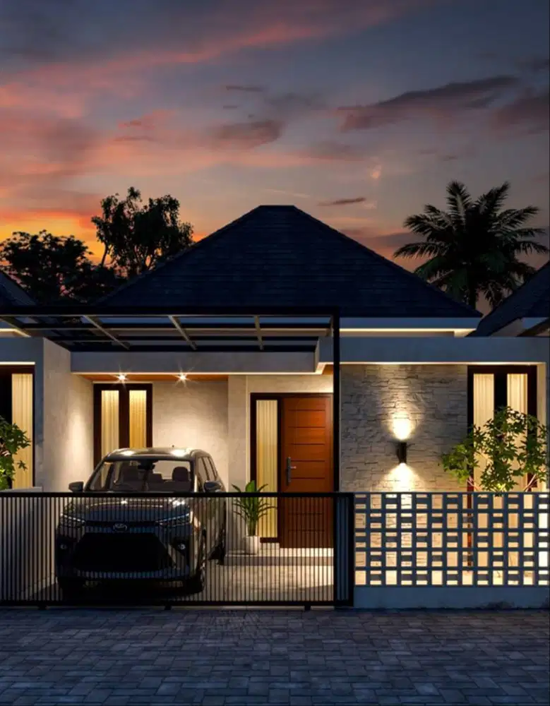 Rumah Baru Modern Minimalis di Caturharjo