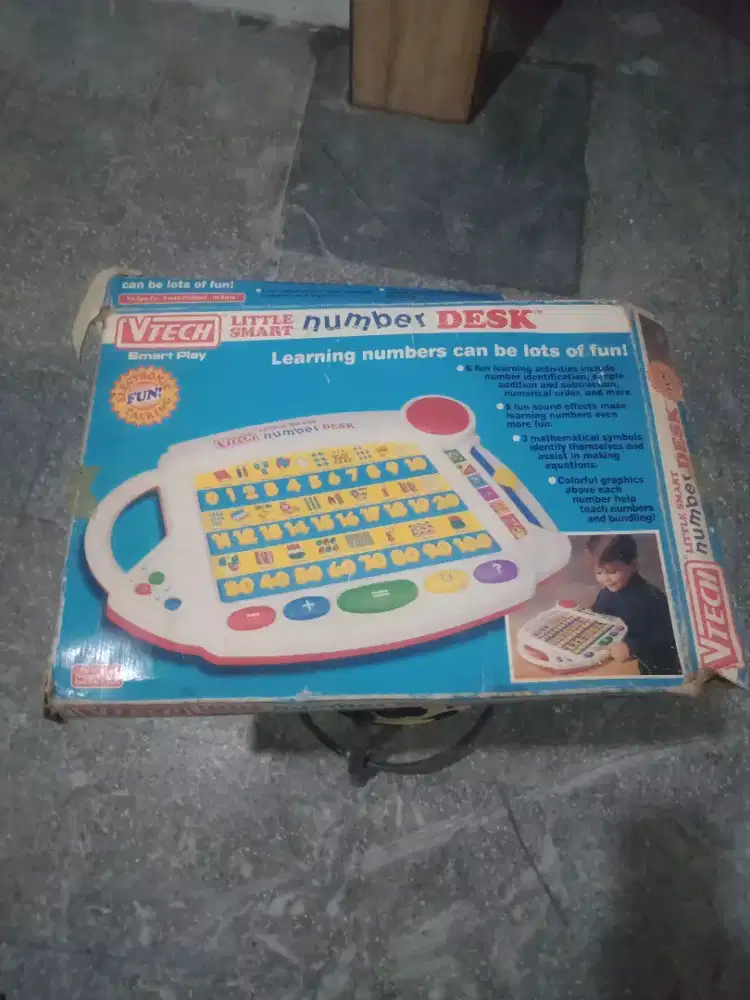 vtech little smart number desk/barter