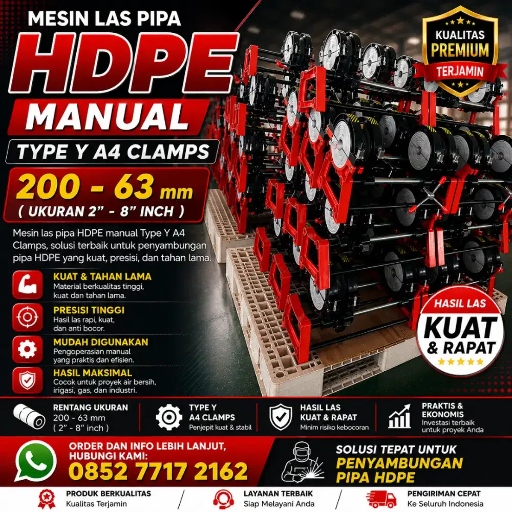 Mesin Las Pipa HDPE 200 A4