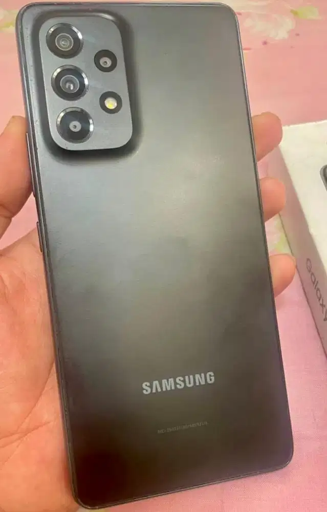Samsung a53 5g ram 8 / 256 sein fullset original shadow tipis