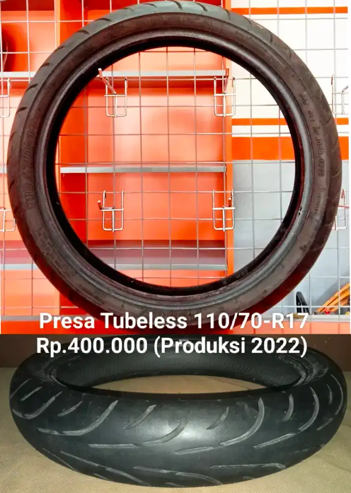 Ban Tubeless Presa tapak lebar 110/70-17