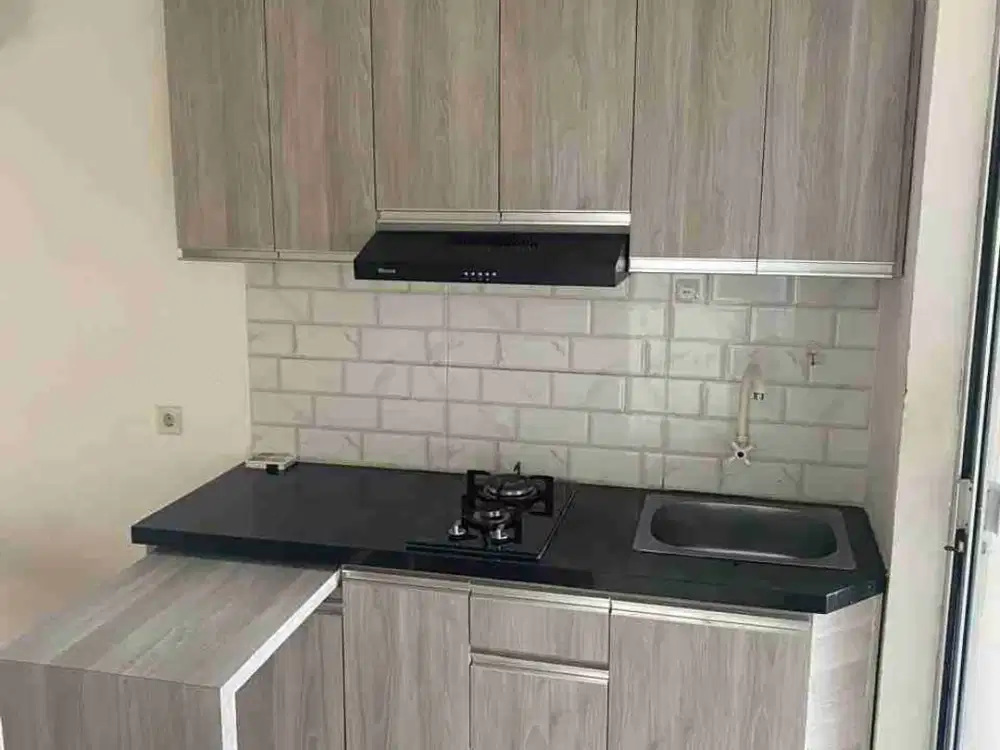apartemen bassura 2 br ada kitchen set