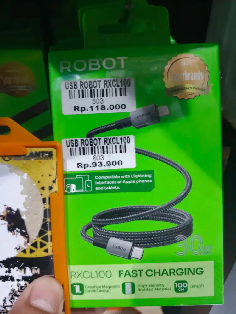 KABEL DATA ROBOT C to L 30Watt RXCL100