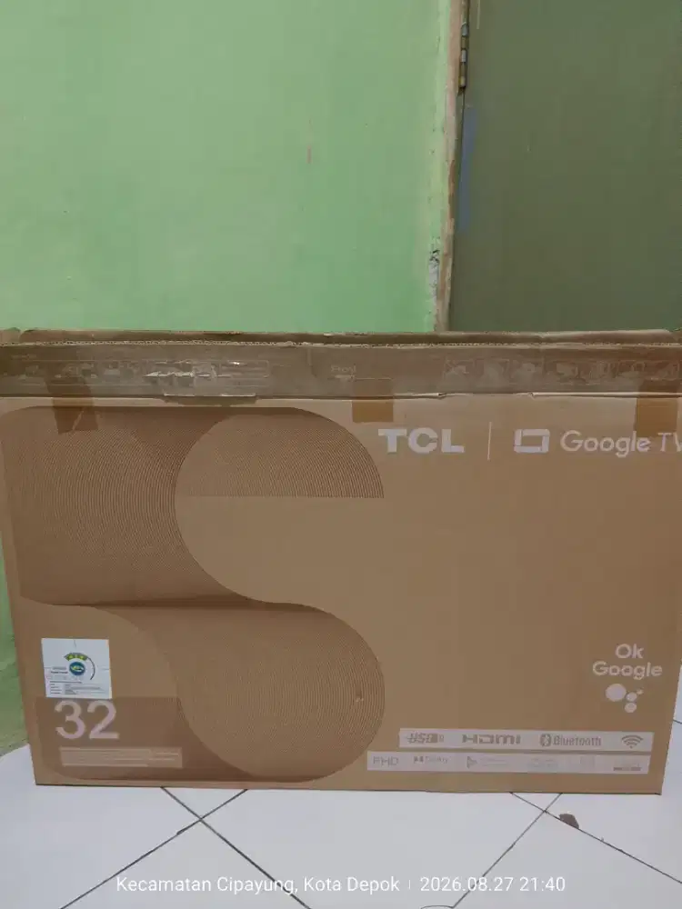Jual Santai TCL google tv ( 32G9 ) Like new.