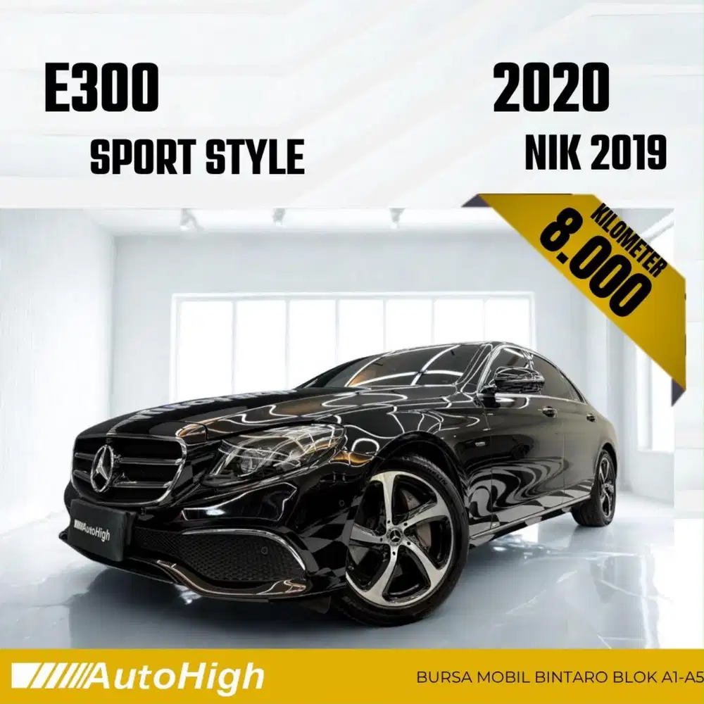 DP10% [Km8.000] E300 Avantgarde Sport Style 2019 Reg 2020 #AUTOHIGH