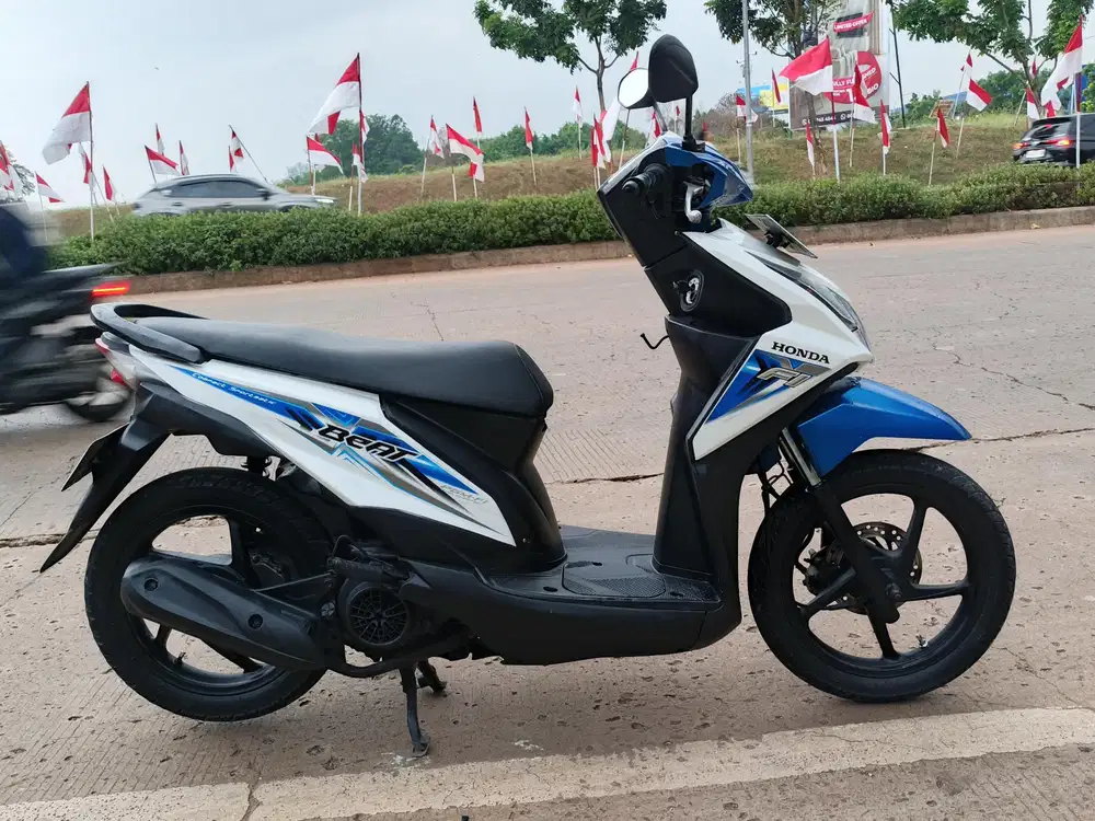 Honda beat fi esp 2015 stater halus mulus terawat