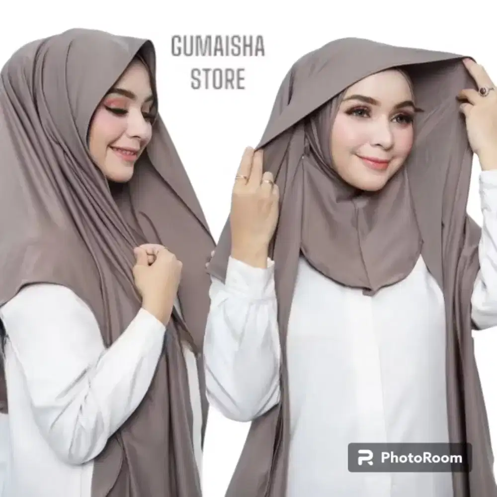 Pasmina Jersey Inner Nutup Leher — Bekas Pakai, Masih Bagus