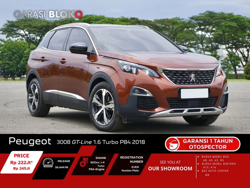 Peugeot 3008 GT Line 1.6 Turbo P84 AT 2018