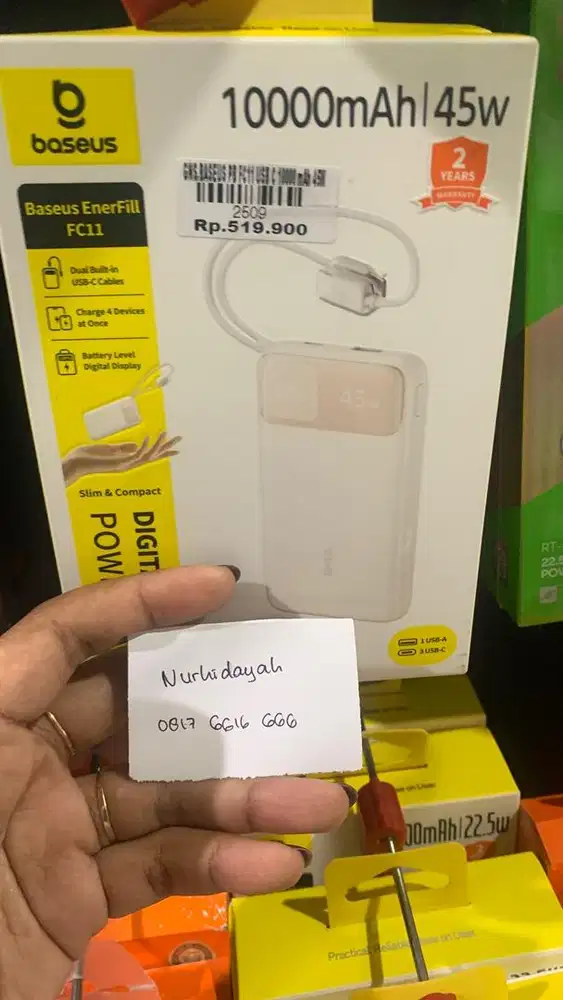 Powebank Baseus EnerFill FC11 ATLANTIS DAHSYAT