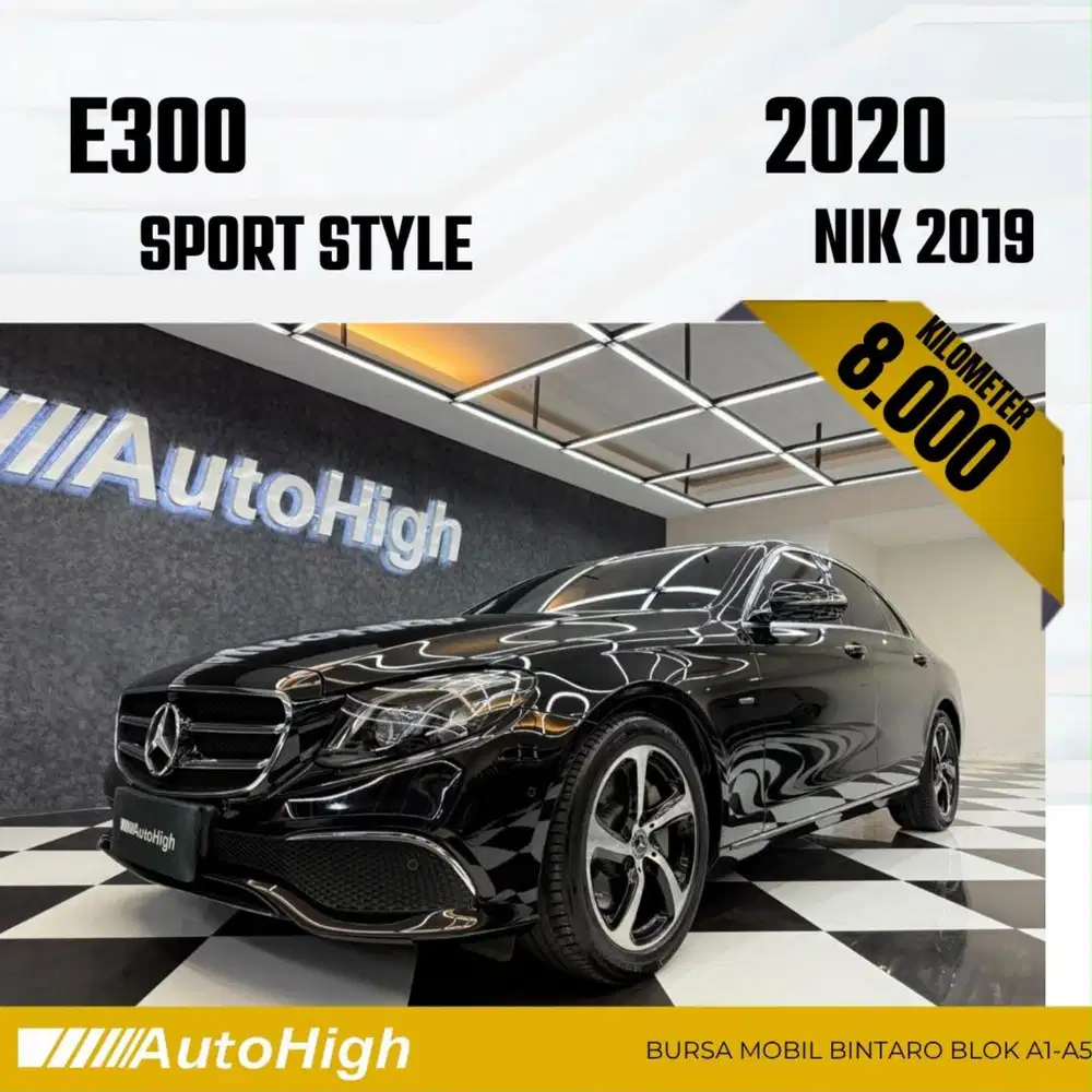 DP10% [Km8.000] E300 Avantgarde Sport Style 2019 Reg 2018 #AUTOHIGH