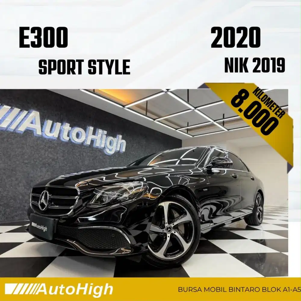 DP10% [Km8.000] E300 Avantgarde Sport Style 2019 Reg 2018 #AUTOHIGH