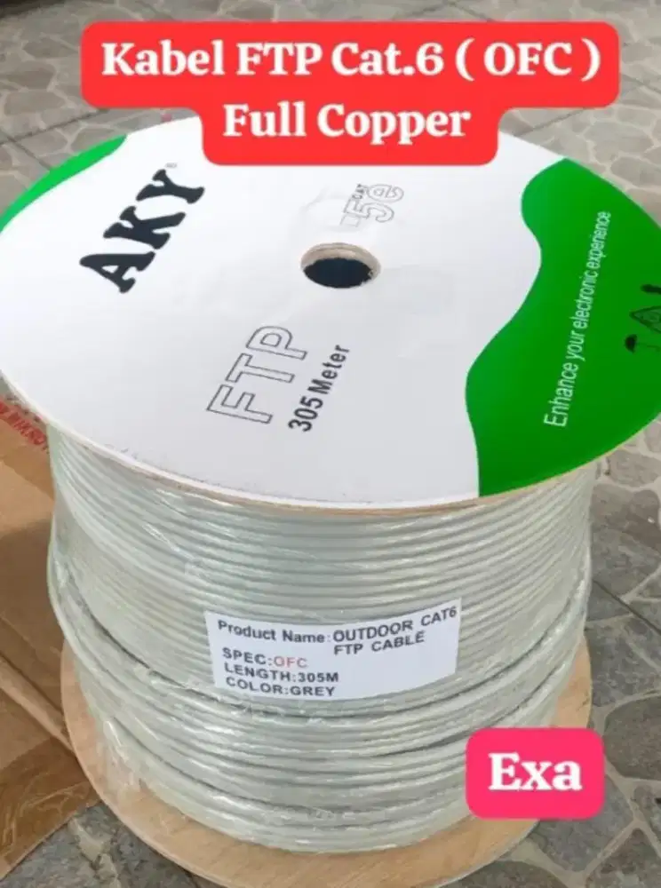 Kabel LAN FTP CAT5e Outdoor CCA 305m