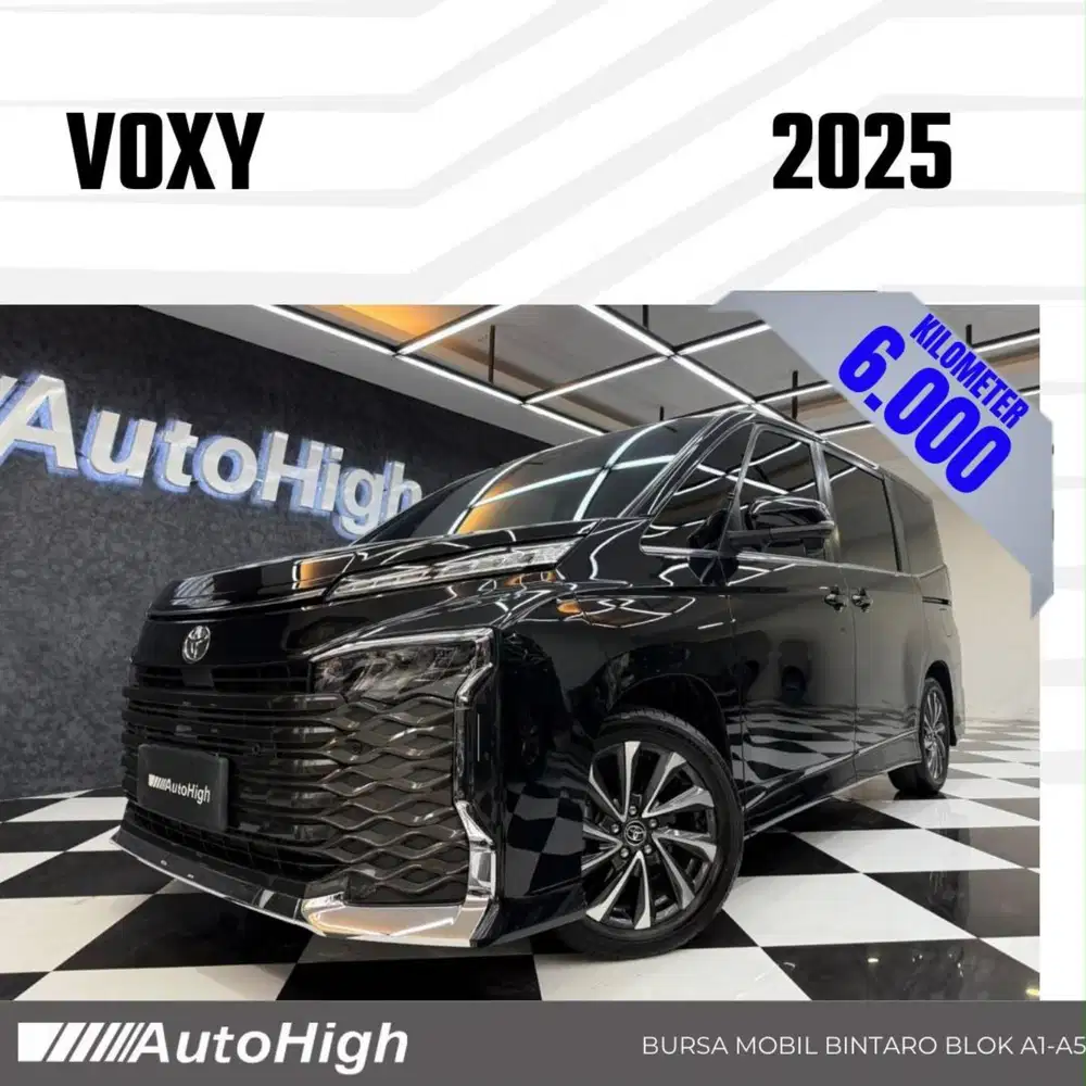 DP10% [Km8.000] Voxy 2025 Black Reg 2026 #AUTOHIGH