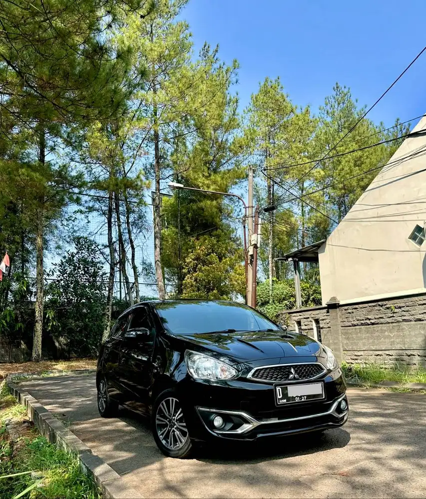 KM61RB- Mitsubisi Mirage Exceed 1.2 AT 2016 Matic Hitam 2017 2018 Dp20