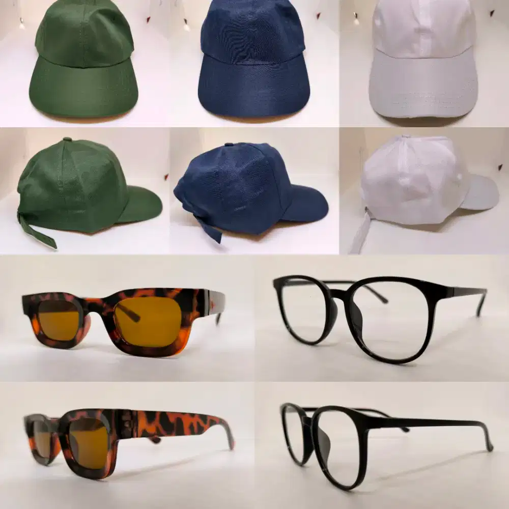 Kacamata (x) Topi Baseball
