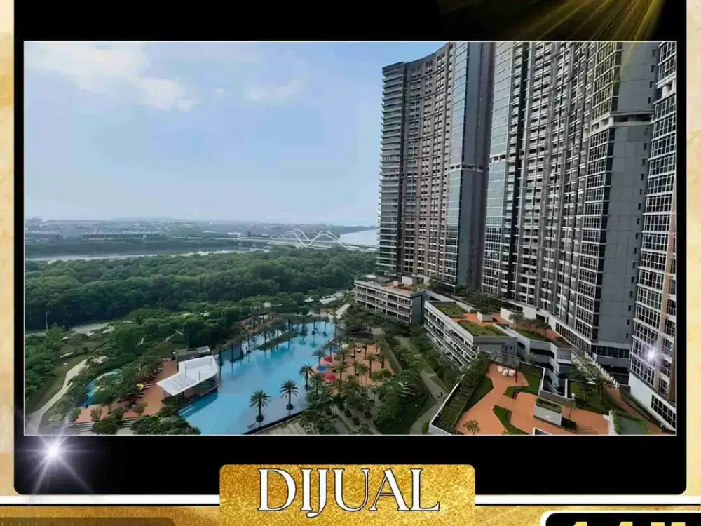 DIJUAL APARTEMEN 1 BR LUAS 34 M² DI GOLD COAST PANTAI INDAH KAPUK JAKARTA UTARA