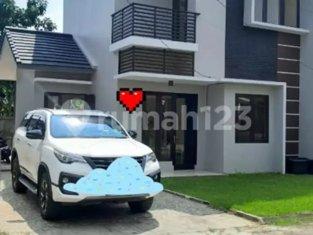 Rumah Kawasan BSD Tekno Siap Huni Sudah Renovasi & Halaman Luas