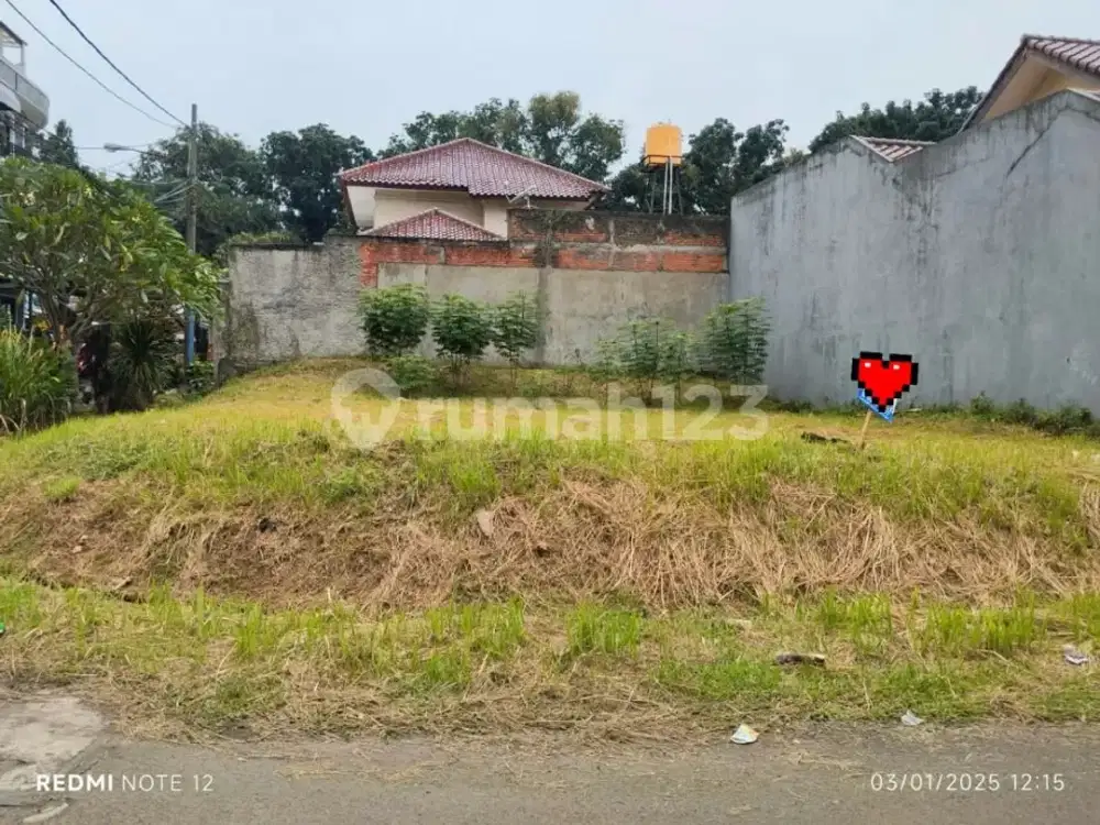 Kavling Hoek dengan Harga Miring Dikawasan Griya Loka BSD City