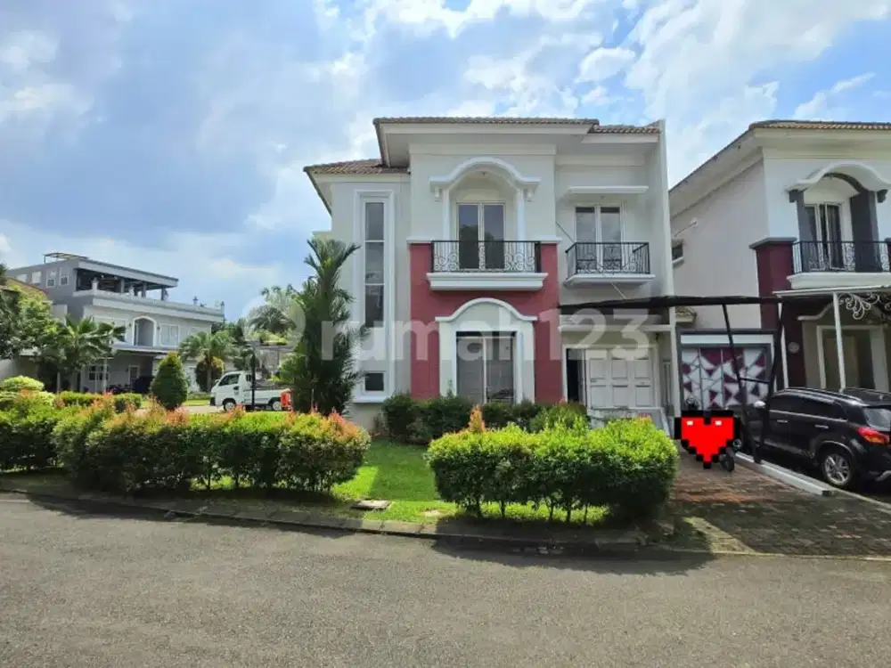 Rumah Cluster Crystal Gading Serpong Hook Sudut Tanah Besar Jual Cepat