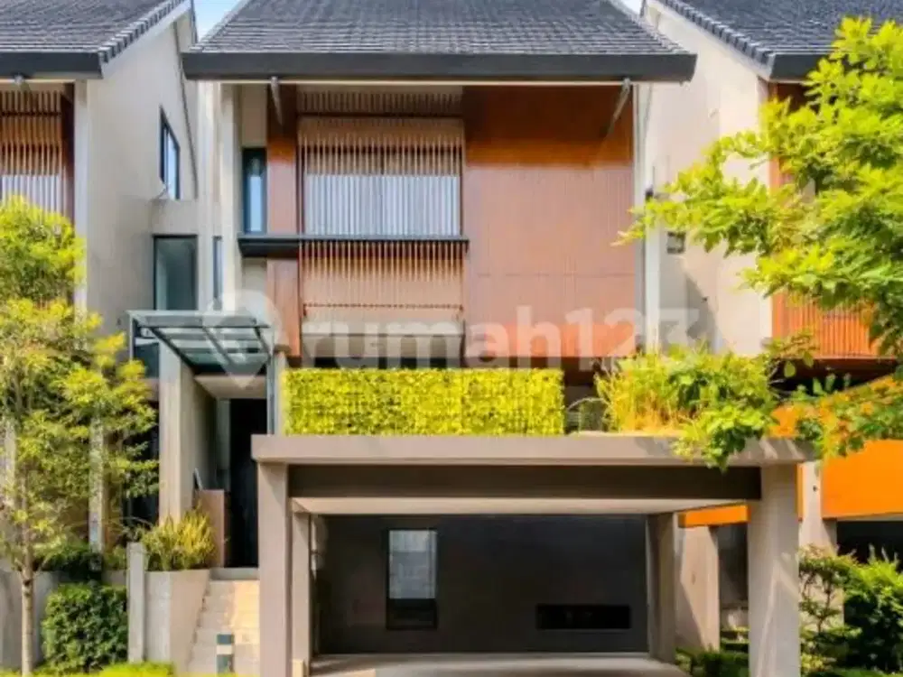 Rumah Cluster Caelus, Tropical Modern House Design BSD City Full Furnish