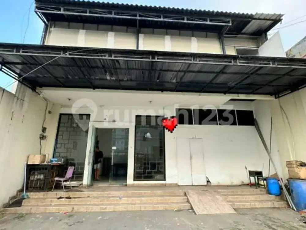 Bangunan Kantor atau Cafe Lokasi Strategis Pinggir Jalan Raya Binong Tangerang