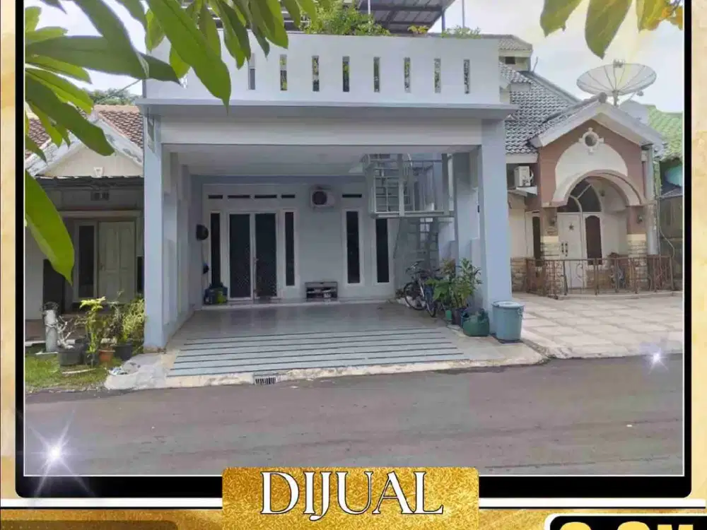 DIJUAL RUMAH 2 LANTAI  LUAS TANAH 102 M² DI ALAM SUTERA SERPONG UTARA TANGERANG