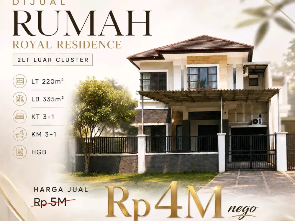 MURAH ROYAL RESIDENCE LUAR CLUSTER DKT WBM PRAMBANAN WIYUNGM