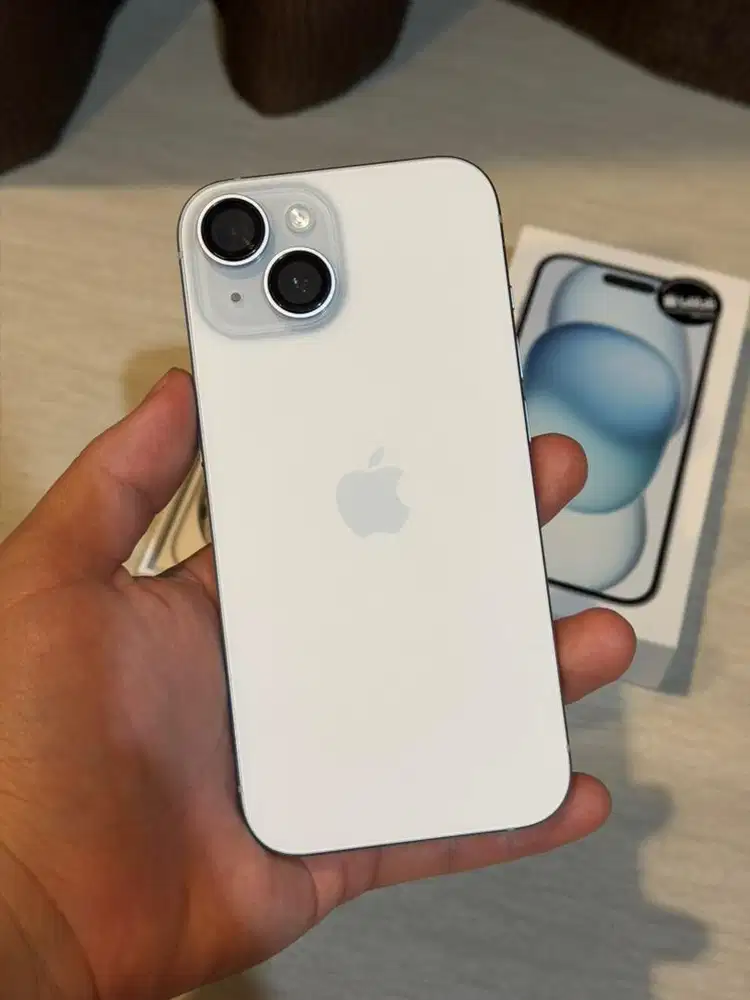 Apple Iphone 15 128GB blue ex blibli ibox