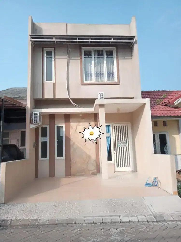 DIJUAL RUMAH DI BUKIT PALMA SURABAYA FULL FURNISHED 2LT SIAP HUNI