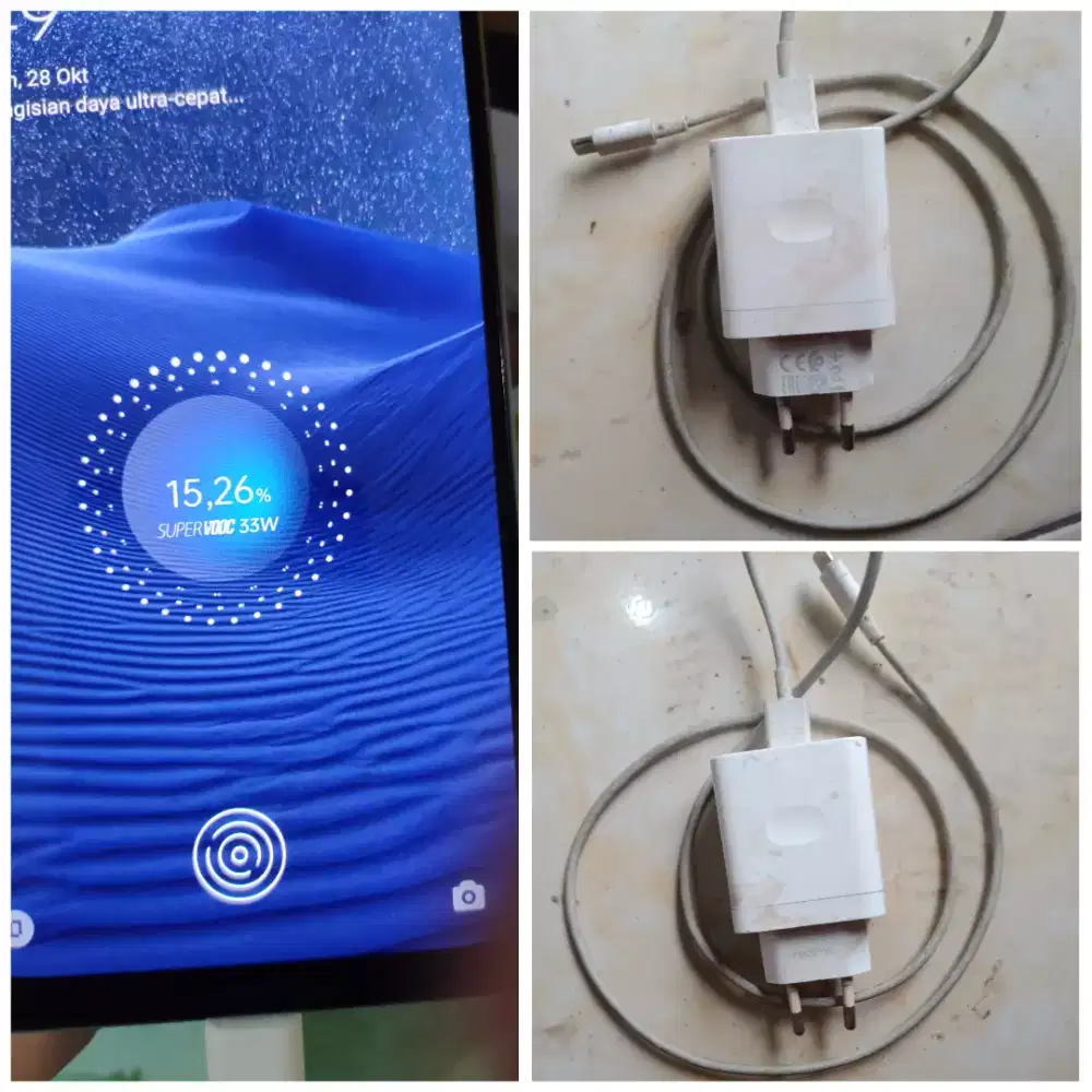 Charger 33Watt Original copotan bawaan hp