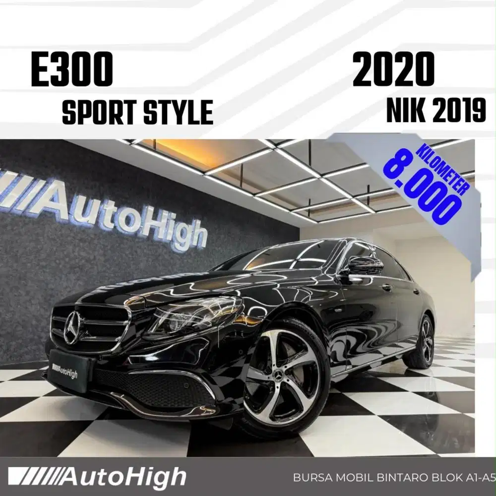 DP10% [Km8.000] E300 Avantgarde Sport Style 2019 Reg 2018 #AUTOHIGh