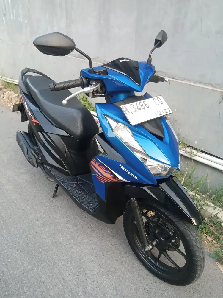 Honda Beat 2022 Biru Hitam