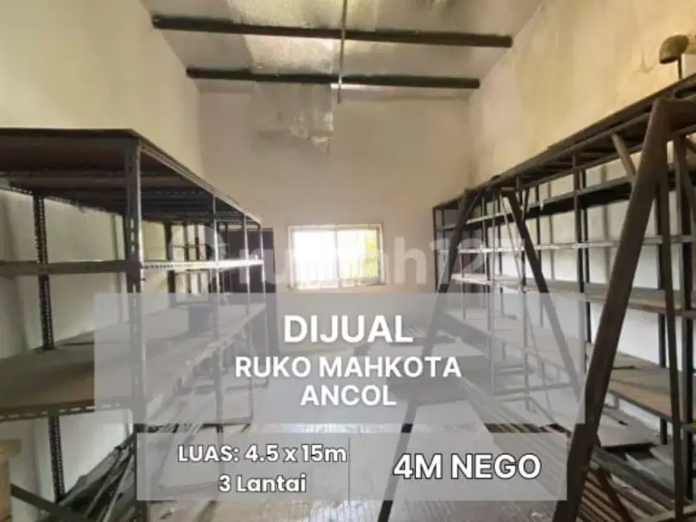 Dijual Ruko Mahkota @ Ancol