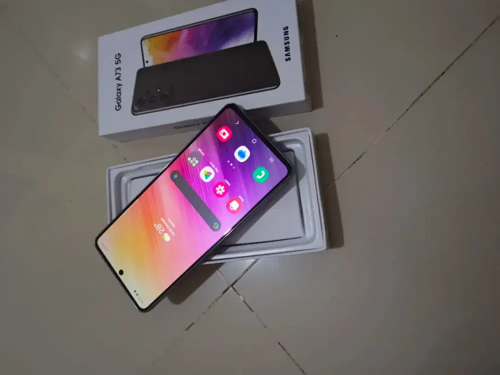 Samsung A73 5G 8/256 fullset mlusss like new josss nominus