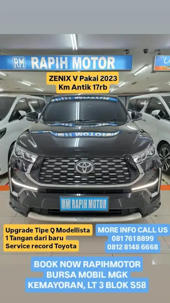 ZENIX V Modellista 2023 Km17rb Hitam