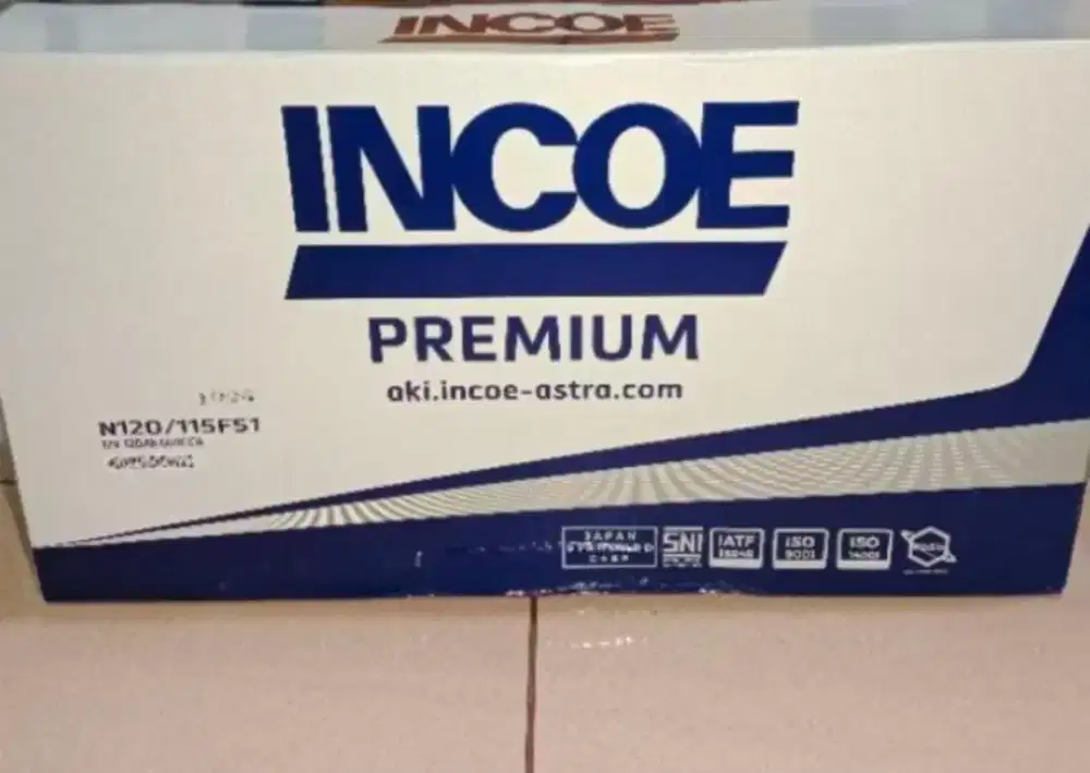 Aki 120 ampre incoe ada 2 unit baru masih segel