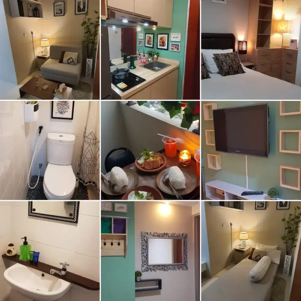 DISEWAKAN APARTEMEN GUNAWANGSA TIDAR 1 BR++ Rasa 2 BR
