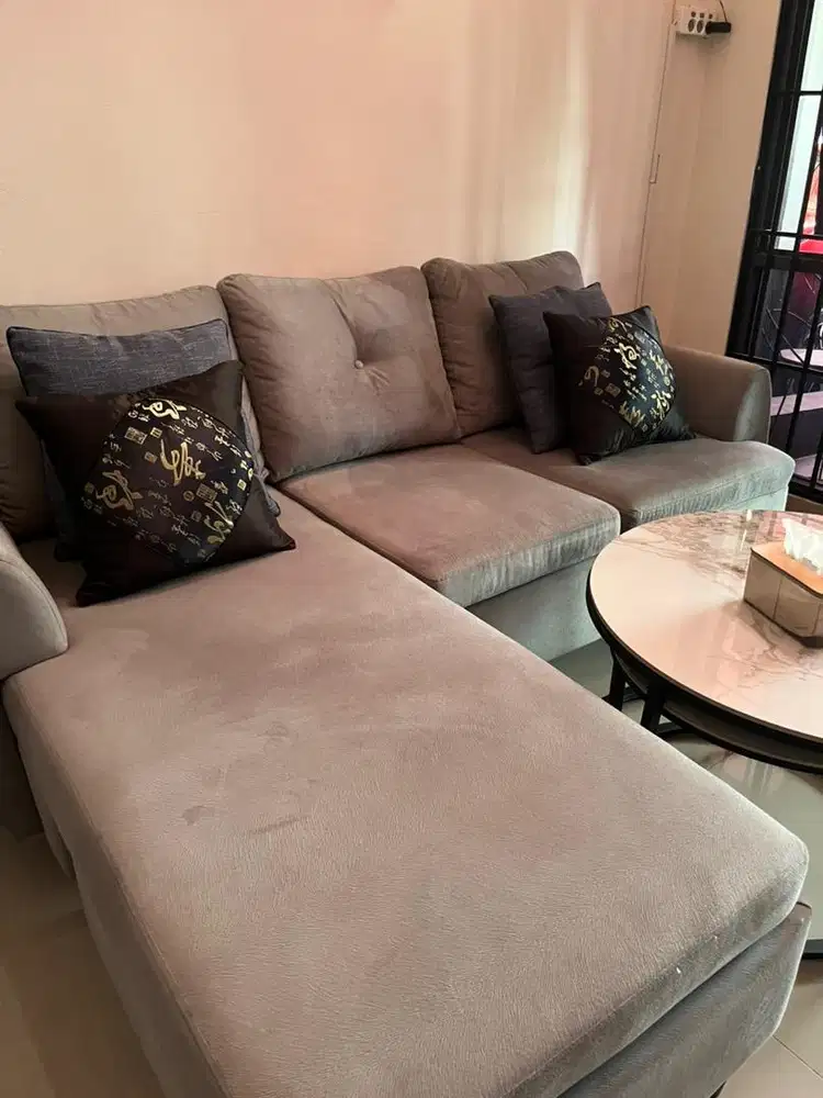 Dijual sofa L scandia