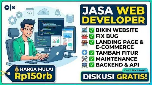 Jasa Programmer Web | Bikin Website & Fix Bug | Harga Terjangkau
