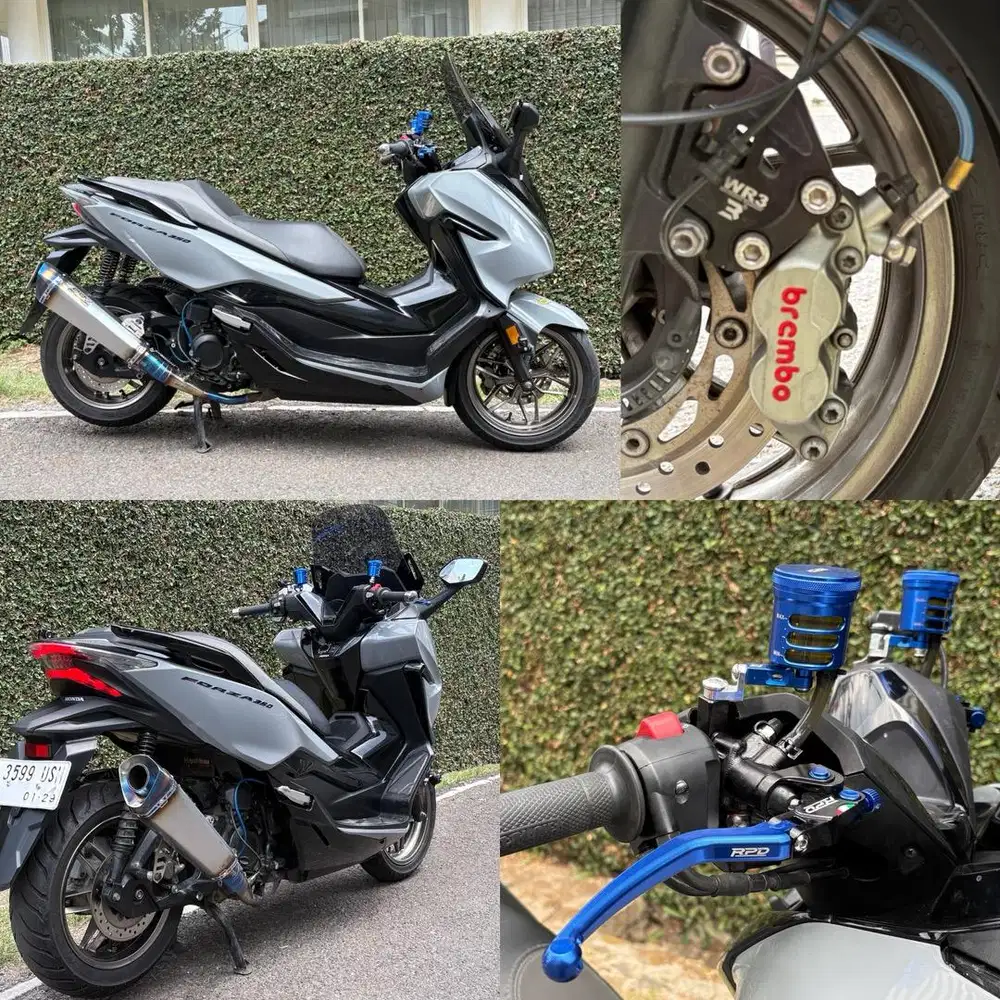 Honda Forza 250 Modif branded (Brembo, HEL, RPD, dll)
