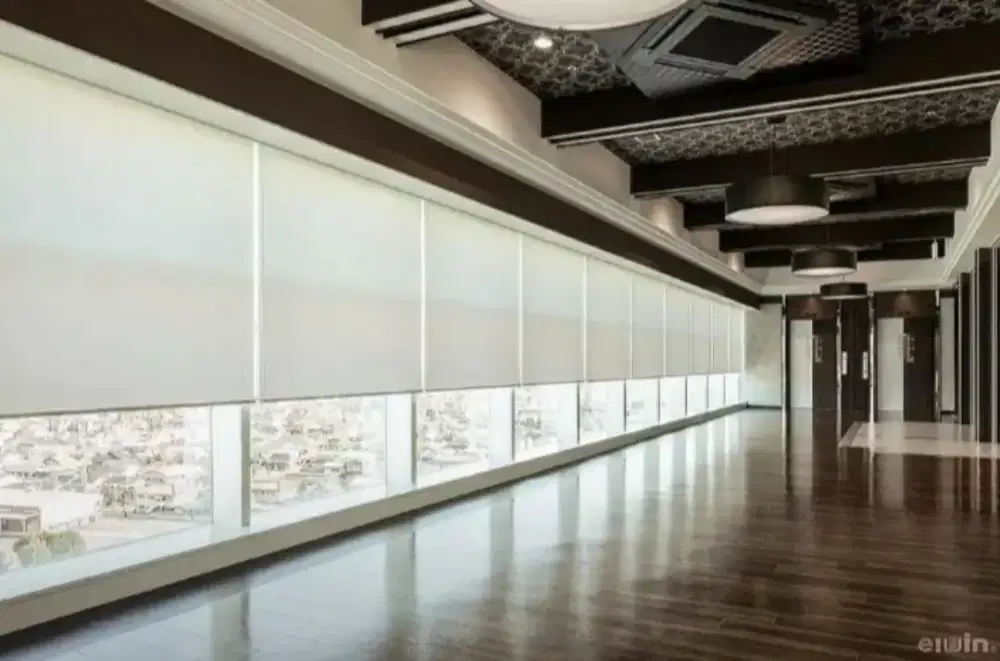 Tirai Kantor Indoor Free Survey - Roller Blinds kantor - Wallpaper 3D