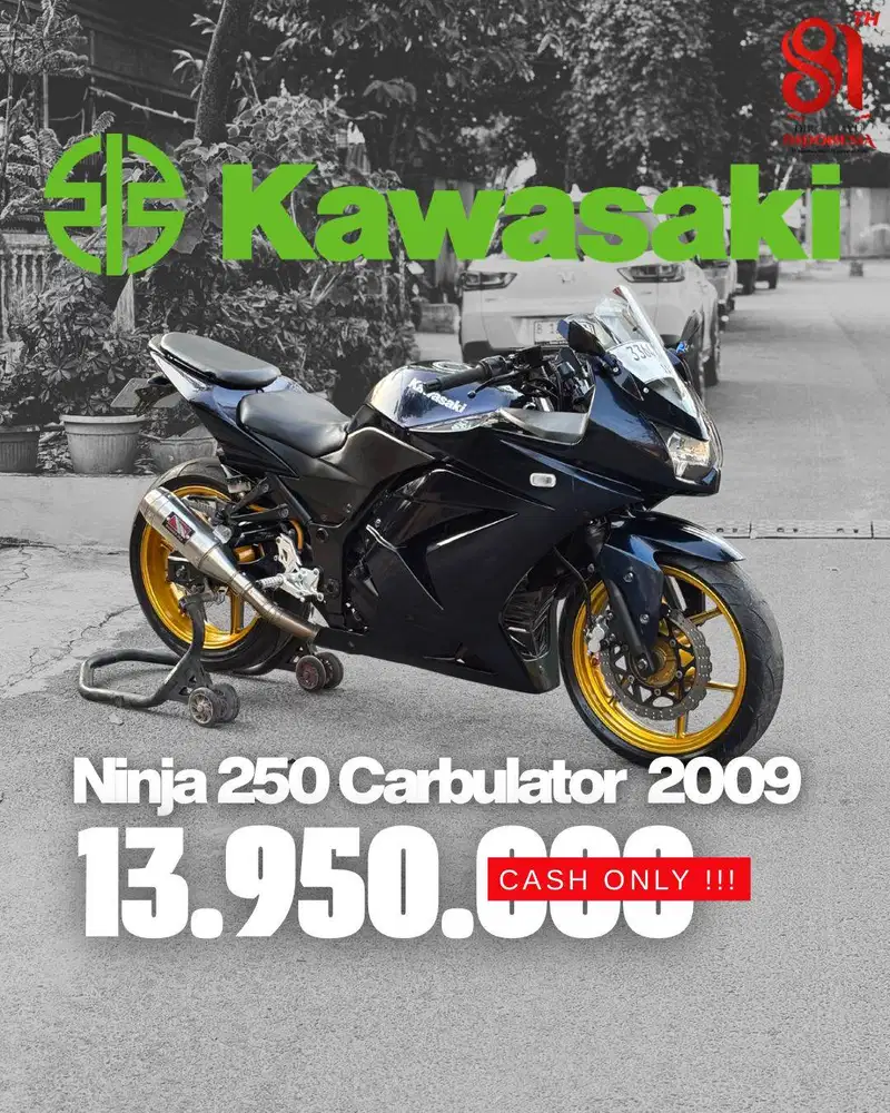 KAWASAKI NINJA 250 CARBURATOR 2009