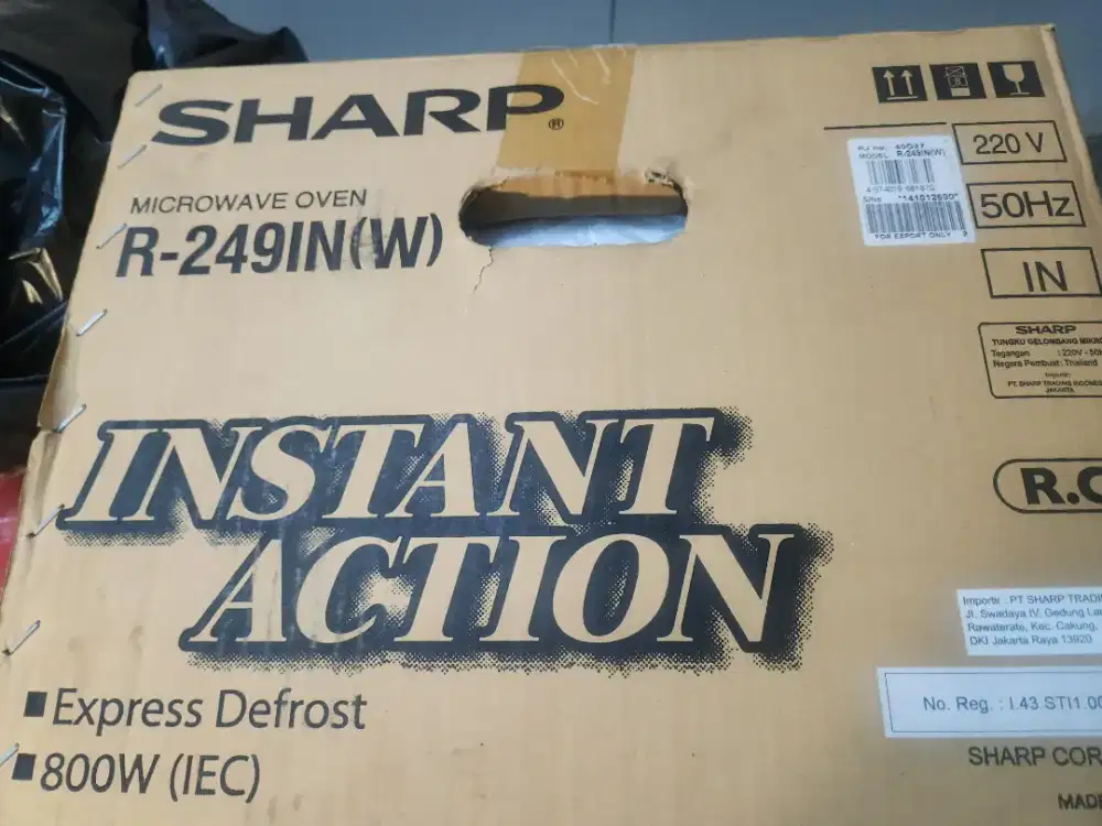 Microwave R-2491N(W) Sharp Baru